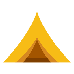 Flat camping Desenho PNG