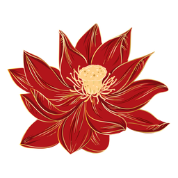 Flores de hibisco chinesas Desenho PNG