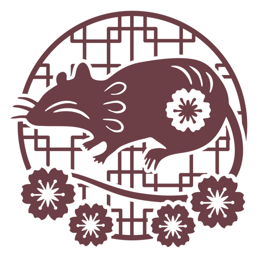 Chinese Zodiac Rat Free Transparent Clipart Clipartkey - Bank2home.com