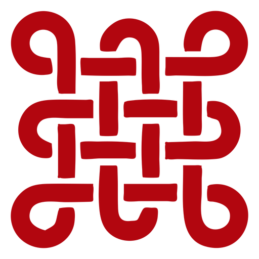 Chinese knot cool PNG Design