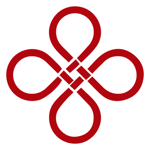 Chinese knot simple PNG Design