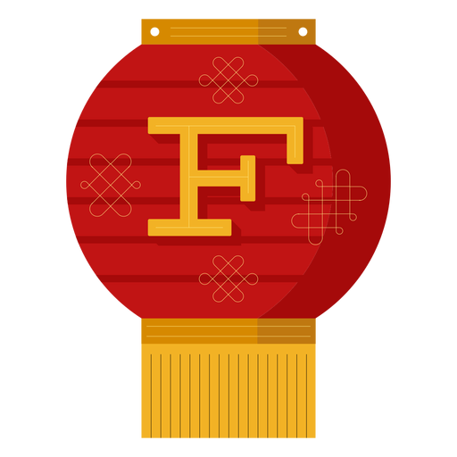 Banner de año nuevo chino f Diseño PNG
