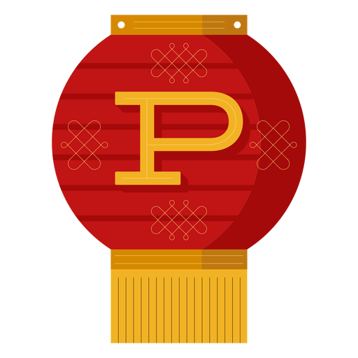 Banner de año nuevo chino p Diseño PNG
