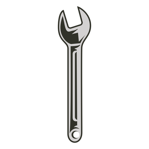 Wrench tool colored Transparent PNG & SVG vector file