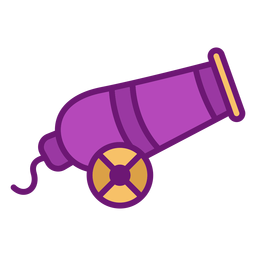 Icon cannon colored PNG Design Transparent PNG