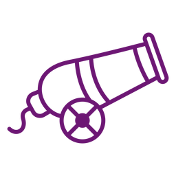 Golpe de cañón de icono Diseño PNG