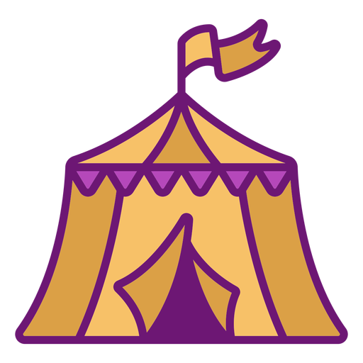  Tenda  de circo cone colorida Baixar PNG  SVG Transparente