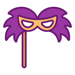 Icon mask colored PNG Design