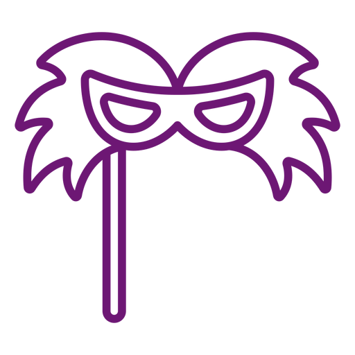 Symbol Maskenstrich PNG-Design
