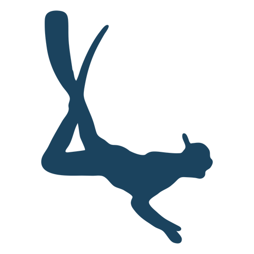 Diving silhouette cool PNG Design