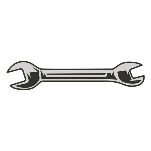 Double sided wrench tools colored PNG Design