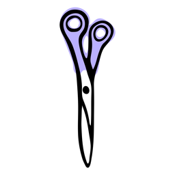 Tijeras para el cabello Duotone Diseño PNG