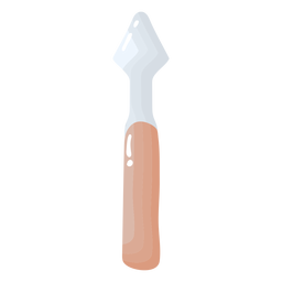 Herramienta de cincel brillante Diseño PNG