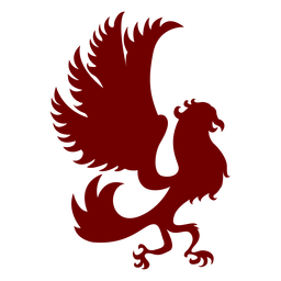 Heraldik Emblem mächtige Adler Silhouette PNG-Design