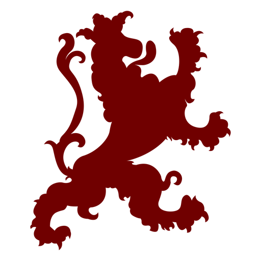 Heraldry emblem sheep silhouette PNG Design