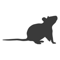Maus die Silhouette sucht PNG-Design