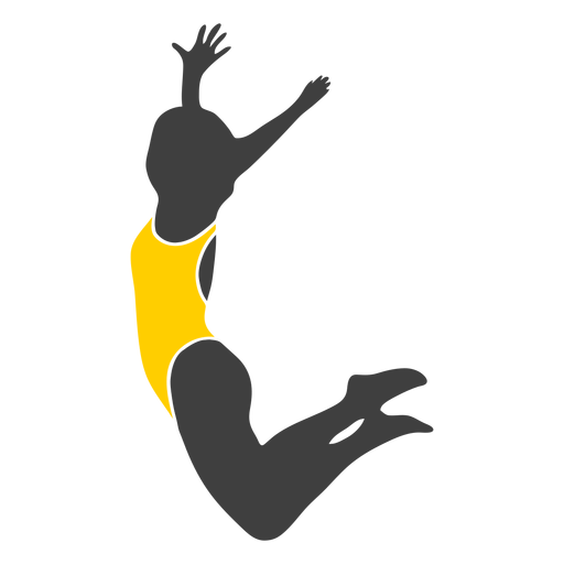 Download Open arms cliff jumping silhouette - Transparent PNG & SVG vector file