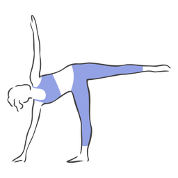 Pilates Balance Pose PNG-Design