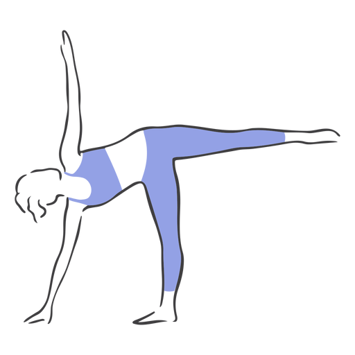 Pilates equilíbrio pose