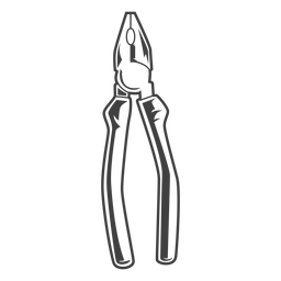 Pliers tool simple Transparent PNG
