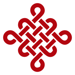 Nó chinês vermelho Desenho PNG