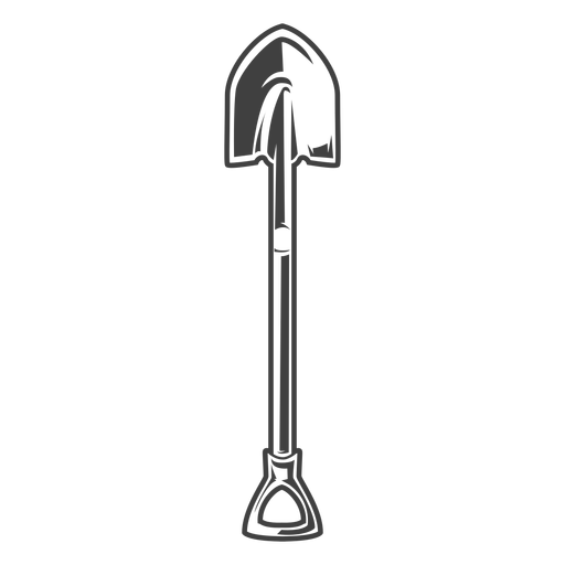 Shovel tool simple PNG Design