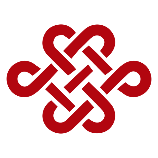 Simple chinese knot PNG Design
