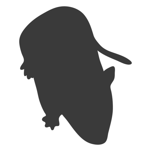 Simple mouse silhouette mouse PNG Design