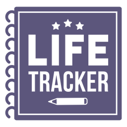 Distintivo de rastreador de vida Desenho PNG