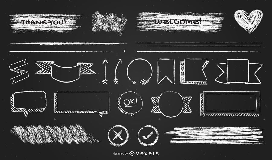 Chalk Elements Design Pack Chalk Elements Design Pack