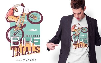 Design de camiseta para mountain bike