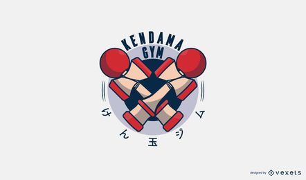 Kendana Gym Logo Design Kendana Gym Logo Design