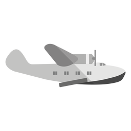 Amphibious aircraft illustration PNG Design