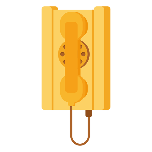 Antique telephone illustration PNG Design