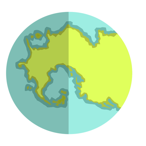 Tierra arcaica eon plana Diseño PNG