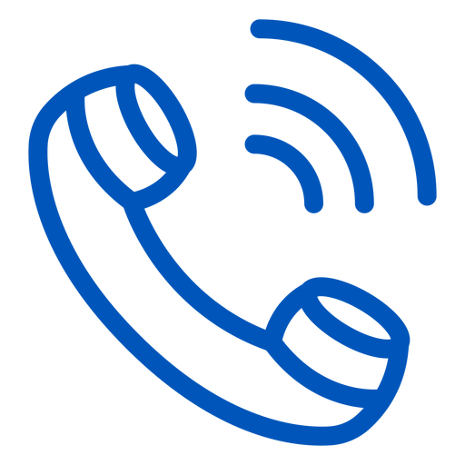 Icono de trazo de llamada