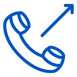 Calling stroke icon PNG Design