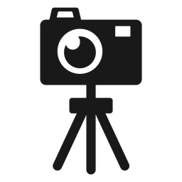 Camera tripod black PNG Design Transparent PNG
