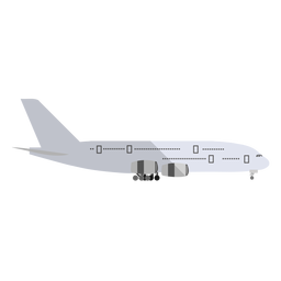 Ilustração de aeronave de carga Desenho PNG
