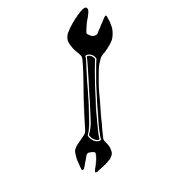 Konstruktionsschlüssel schwarz PNG-Design