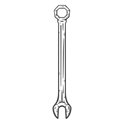 Chave de construção desenhada à mão Desenho PNG