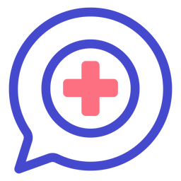 Conversation emergency stroke icon PNG Design Transparent PNG