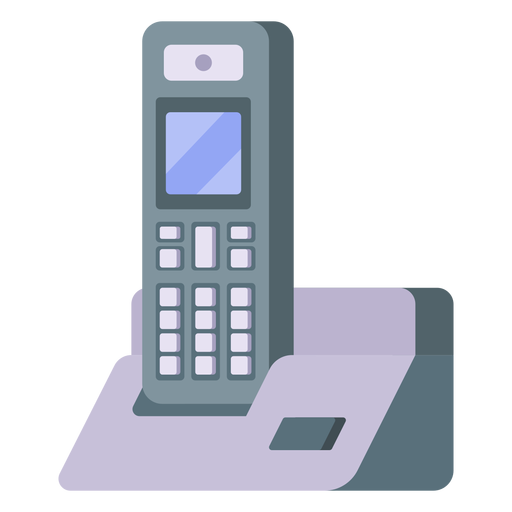 Abbildung des schnurlosen Telefons PNG-Design