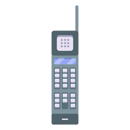 Ilustración de tubo de teléfono inalámbrico Diseño PNG