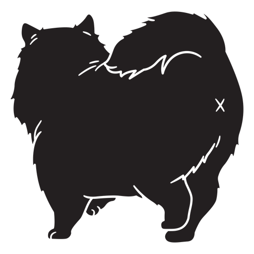 Cute dog behind black - Transparent PNG & SVG vector file