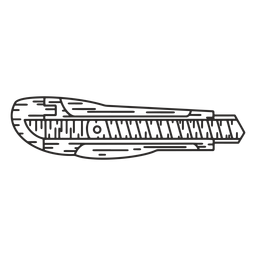 Dibujado a mano cortador Diseño PNG
