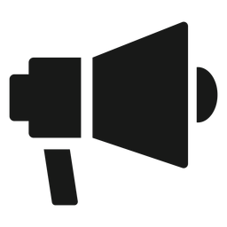 Megafone diretor preto Desenho PNG