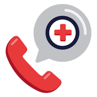 Emergency Phone Call Icon Transparent PNG SVG Vector File