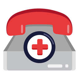 Icono de teléfono de emergencia Transparent PNG