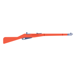 Enfield rifle flat PNG Design